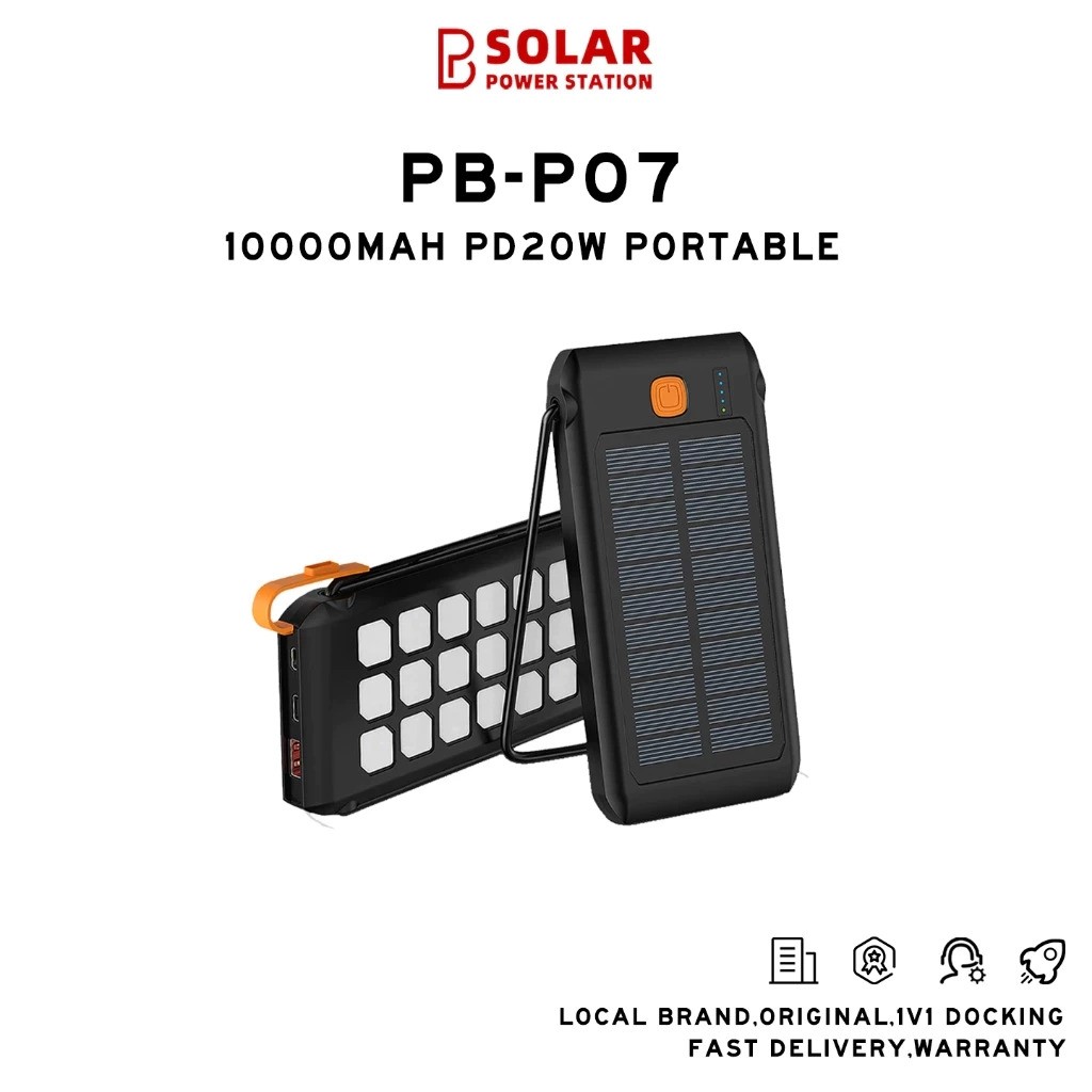  PB SOLAR Powerbank Portabel  PB-P07