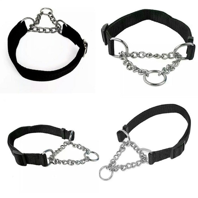 Kalung Anjing Nilon Rantai 3