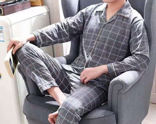  Velvet Avenue Baju Tidur Pria Lengan Panjang 5679 B