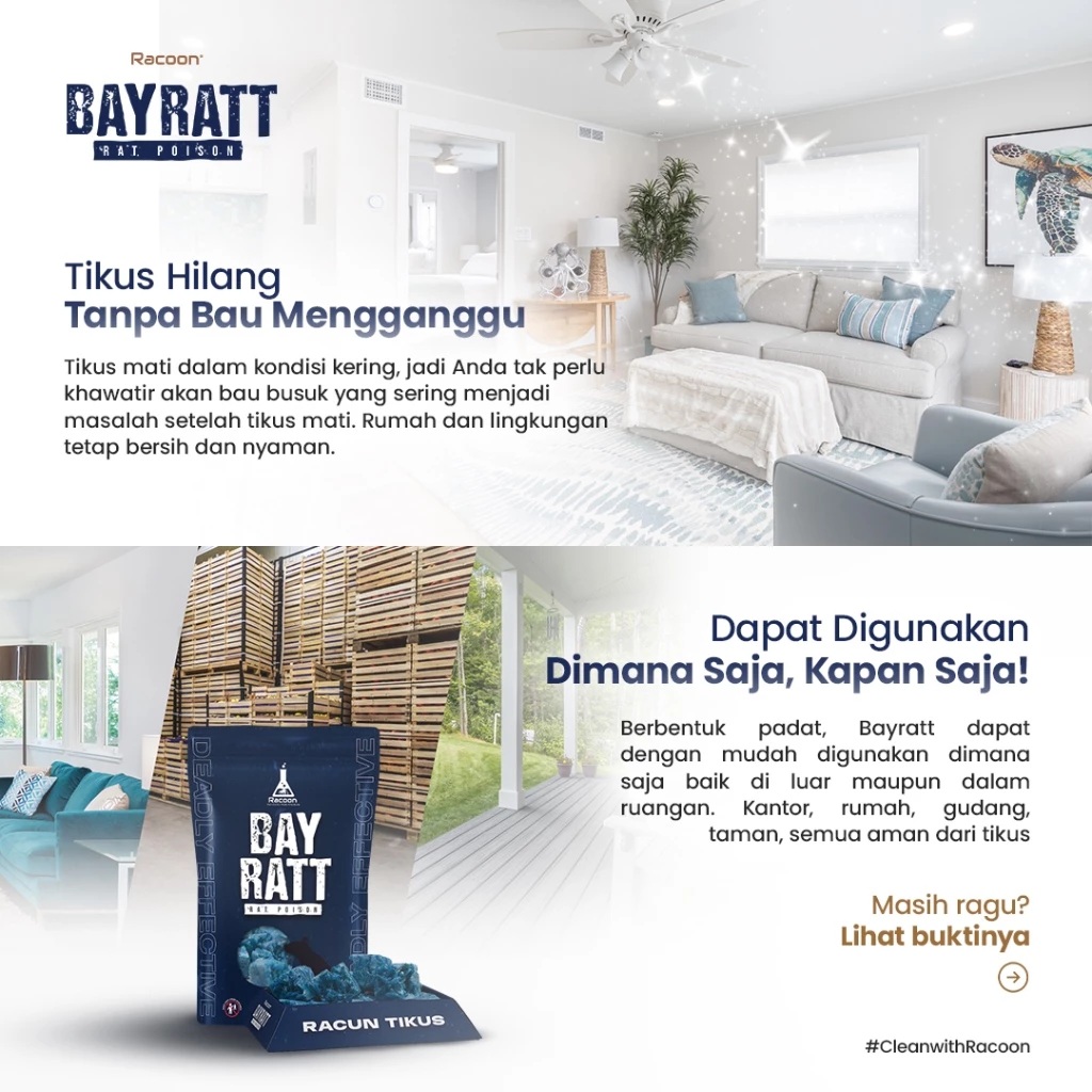 Racoon Cipta Selaras Racoon Bayratt Rat Poison