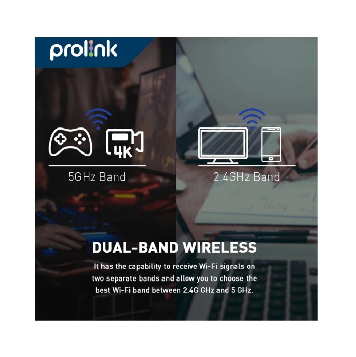 Prolink AC650 Wireless USB Adapter DH-5102U