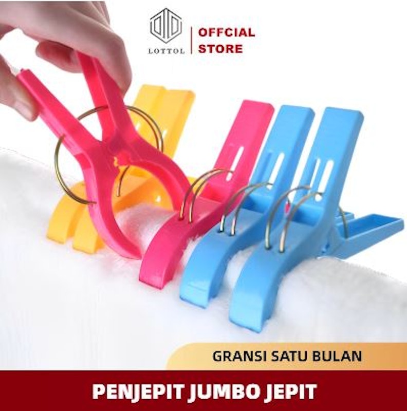 Penjepit Jumbo Jepit Selimut Pakaian Handuk 4