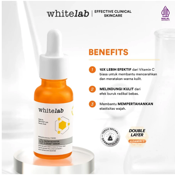 Natura Deca Kosmetika Whitelab Glow Booster C-Dose+ Serum