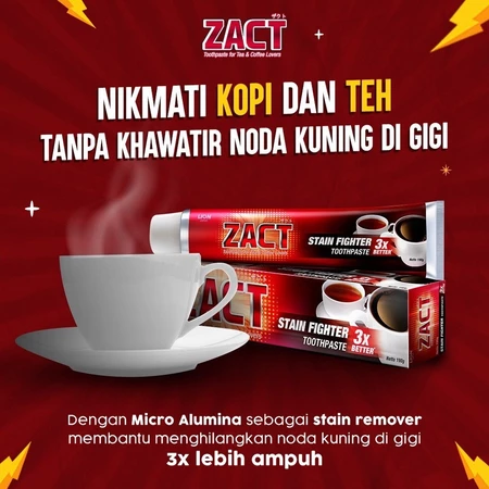 Lion Wings Zact Stain Figher Toothpaste