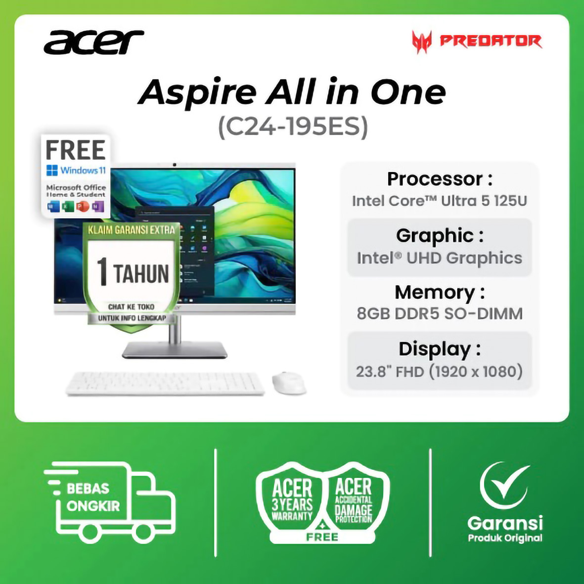 Acer Aspire AIO All In One 5