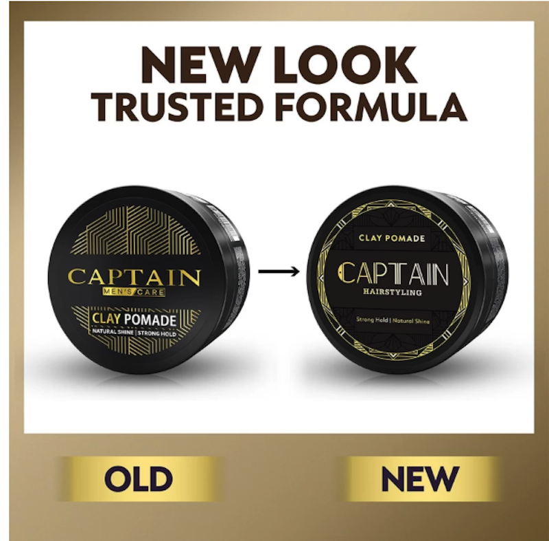 Captain Hairstyling Clay Pomade Neat & Natural 2