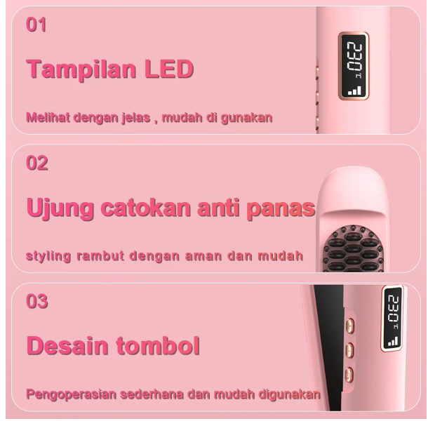  UPHOME Catokan Rambut 3-in-1