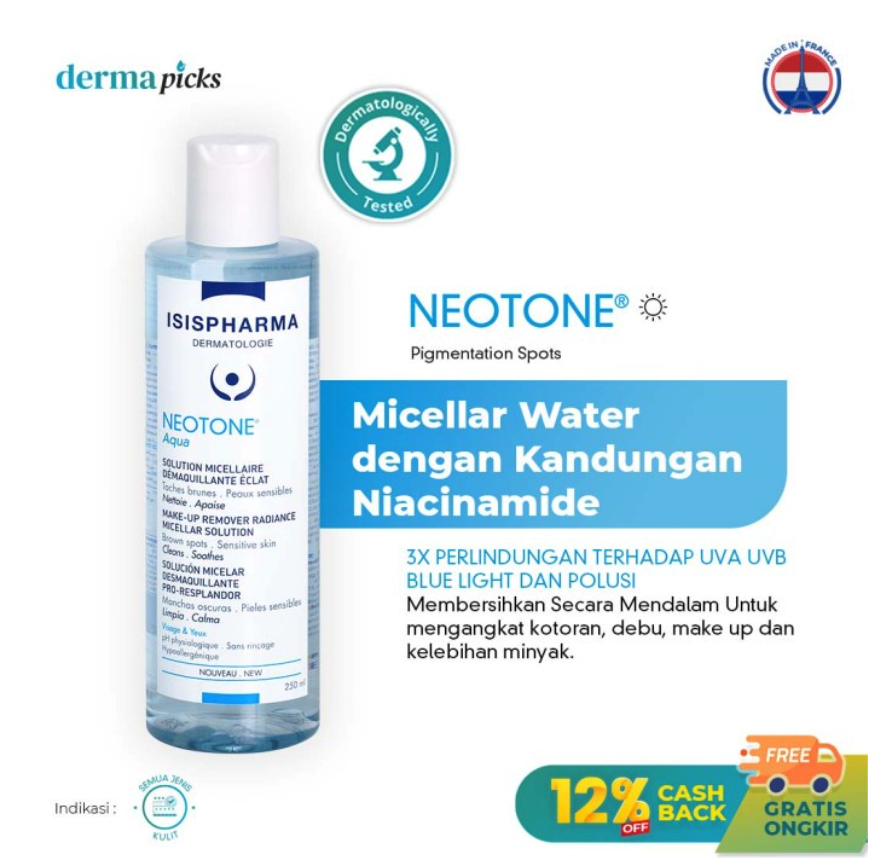 Isispharma Dermatologie NEOTONE Aqua Micellar Water