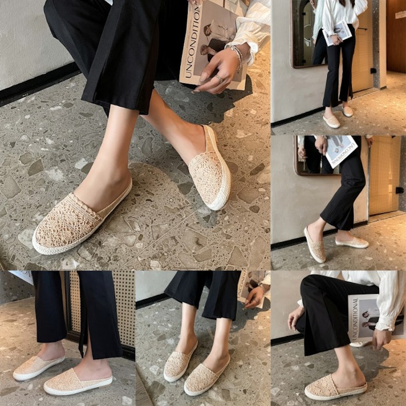 Coline Espadrilles Slip On Brokat 5