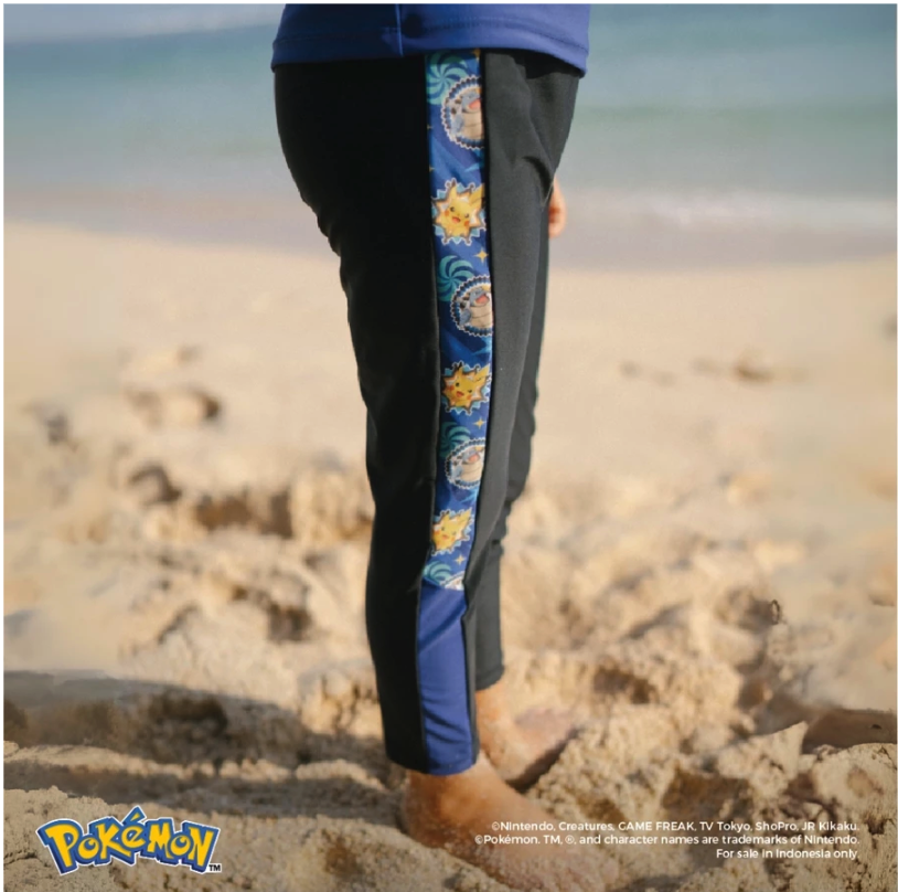 Lee Vierra Lee Vierra Pokémon Long Sleeve Two Piece Set Boys Baju Renang