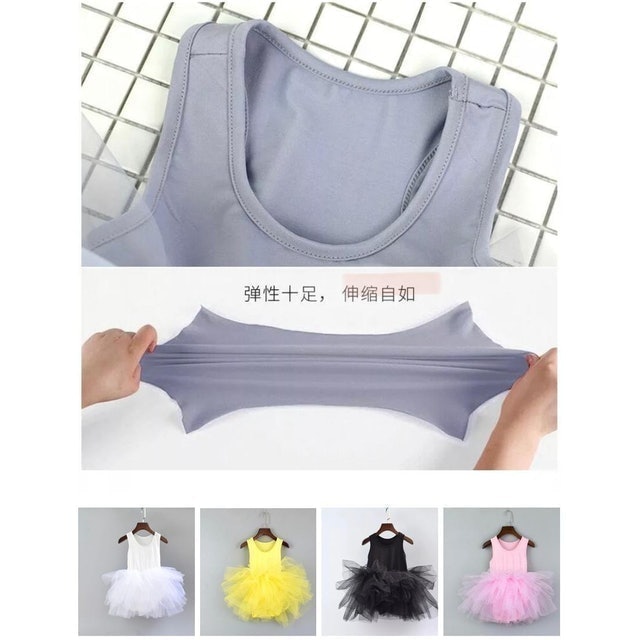 Setelan Baju Ballet Anak Rok Tutu Fluffy Dress + FREE Stocking 2