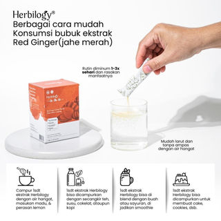 Herbilogy On the Go Red Ginger (Jahe Merah) Extract Powder