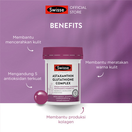 Vitex Pharmaceutical Swisse Ultiboost Astaxanthin Glutathione Complex