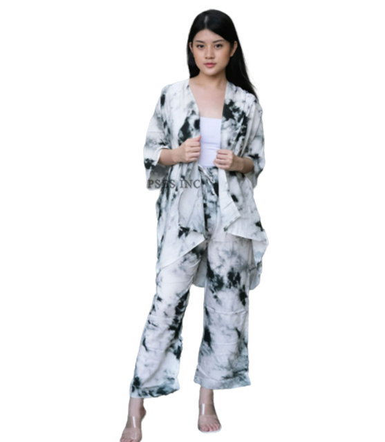 Set Cardigan Tie Dye