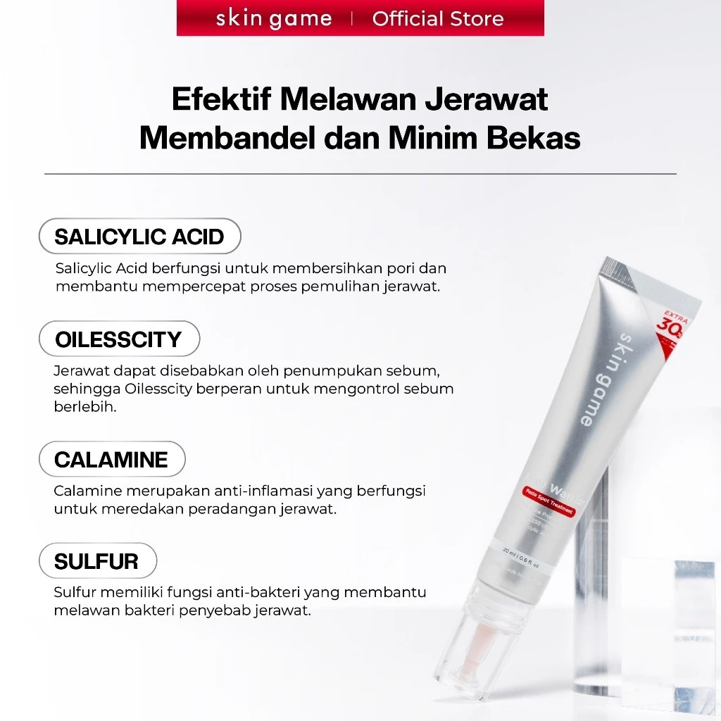 Derawa Usaha Adiratna Skin Game Acne Warrior Paste