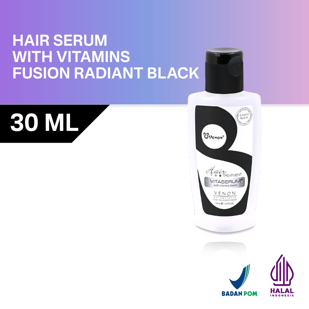Venon Vitaserum Hair Treatment with Vitamin Fusion - Radiant Black 3