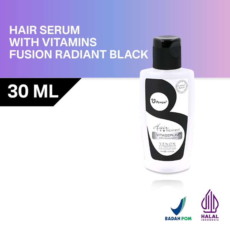 Venon Vitaserum Hair Treatment with Vitamin Fusion - Radiant Black 3
