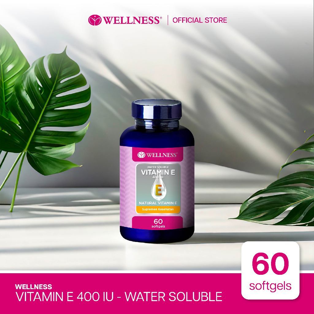 Natural Nutrindo Wellness Water Soluble Vitamin E 400 IU