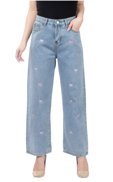 Heart Straight Jeans