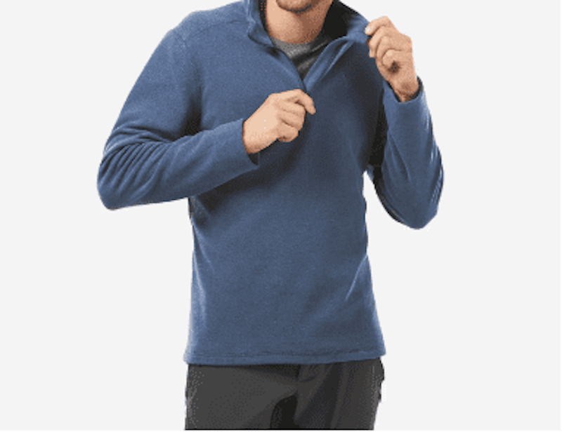 Quechua Fleece Hiking Pria MH100-8670150