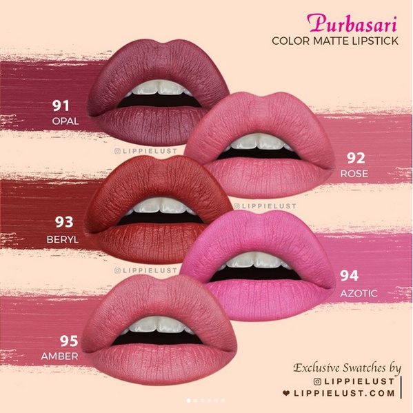 Purbasari Lipstick Color Matte 89 Jade