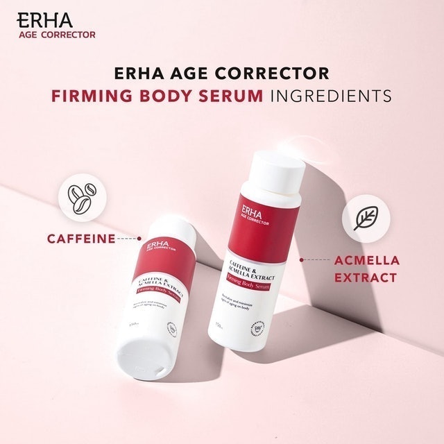 ERHA Clinic Indonesia ERHA Age Corrector Caffeine & Acmella Extract Firming Body Serum