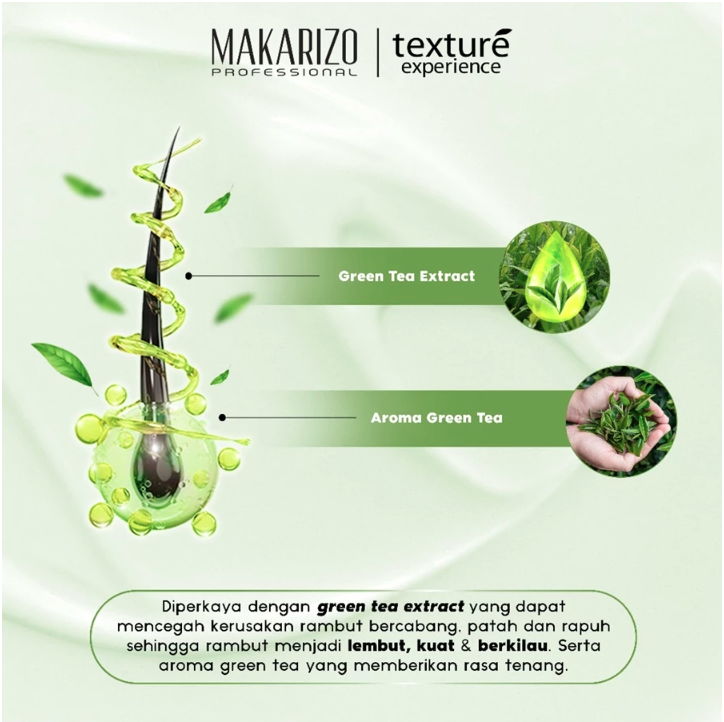 Makarizo Professional  Texture Experience Conditioner Green Tea Butter 