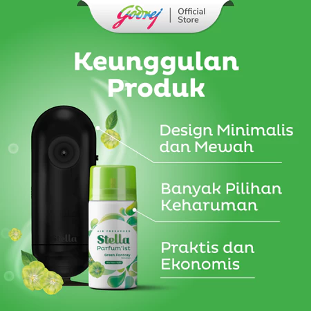 Godrej Stella Stella Mini Matic Parfum'ist Set Green Fantasy