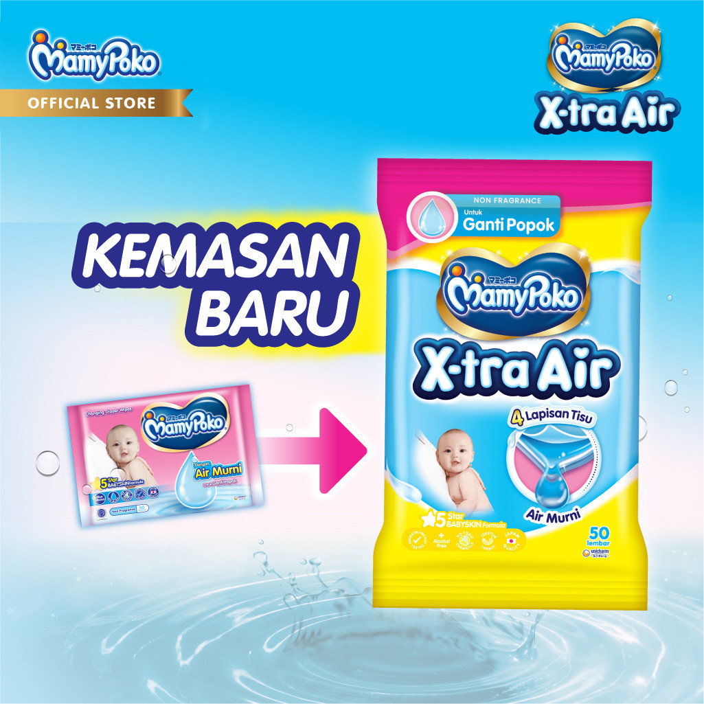 MamyPoko X-tra Air Wipes