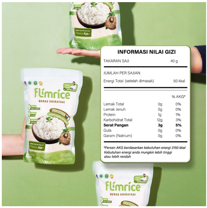 Anugrah Inovasi Makmur Indonesia Flimrice Beras Shirataki