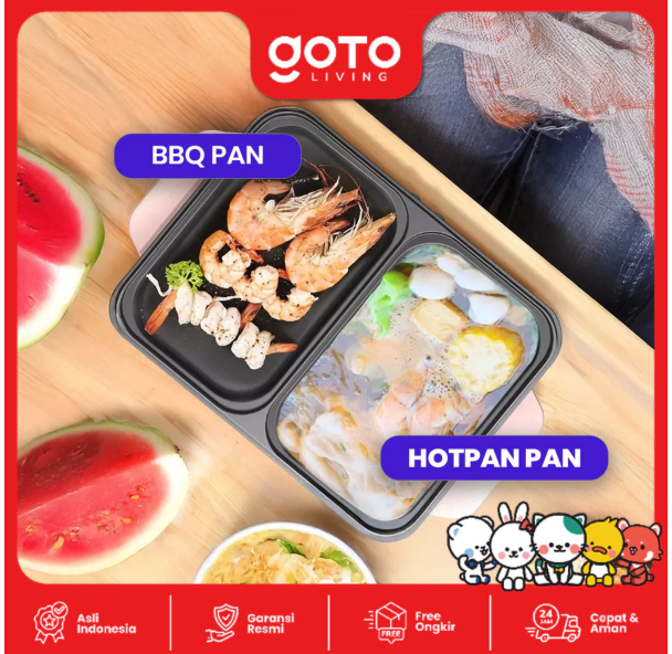 Goto Living Goto Living Electric Mini Pan Toshi 2 in 1