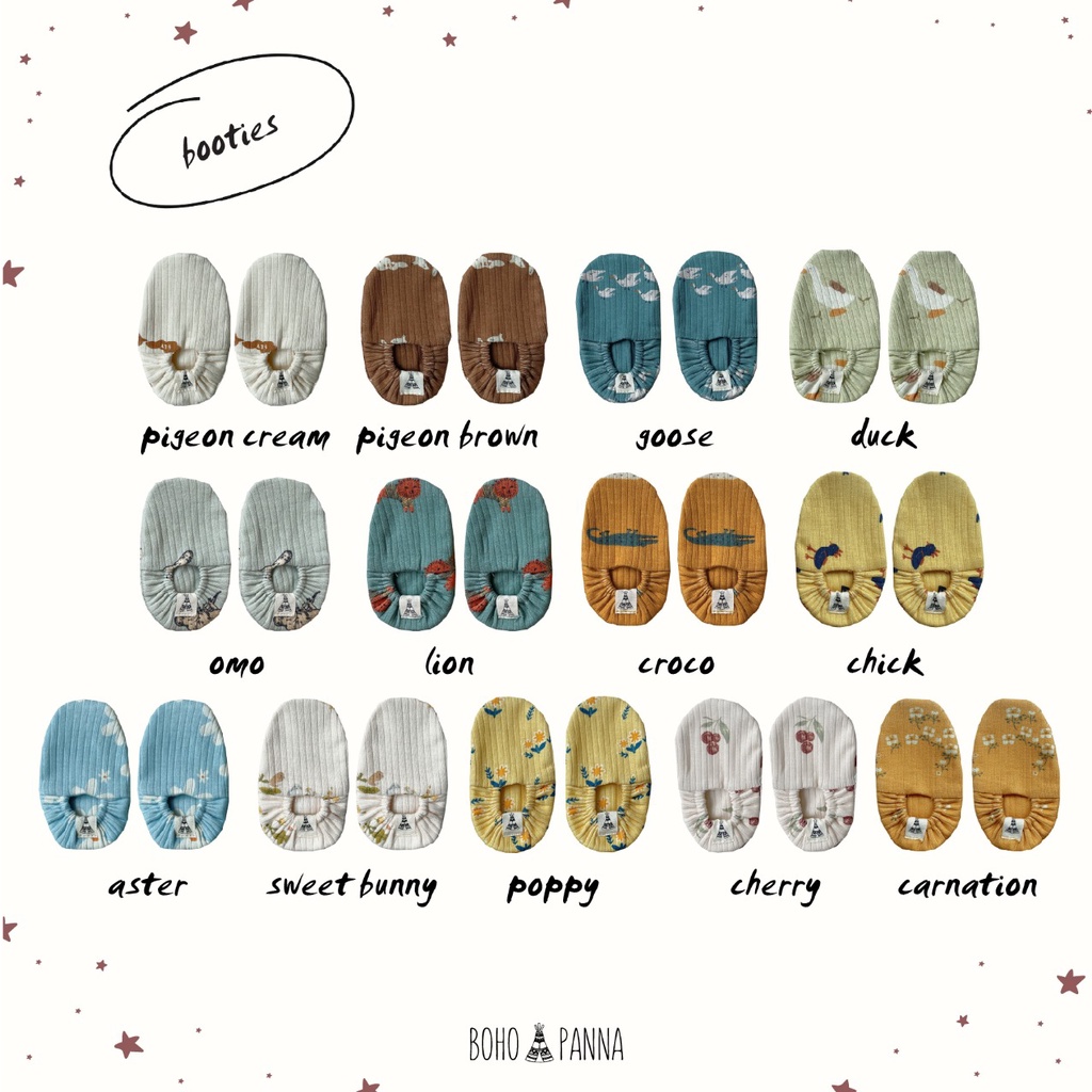 Bohopanna Booties (Kaos Kaki)