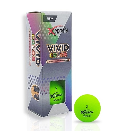 XPERON Vivid Color 3-Piece Premium Golf Ball