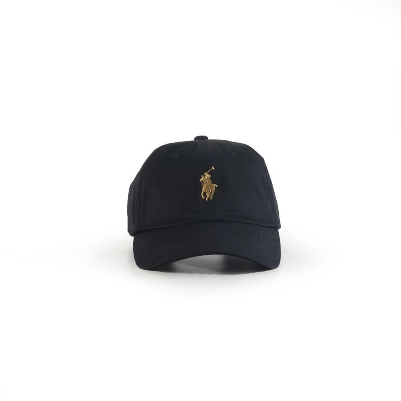 Polo Cap Little Pony Black Gold 4