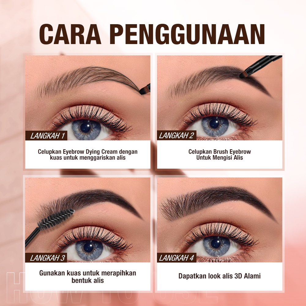 O.TWO.O Eyebrow Dying Cream Natural Shaping 5