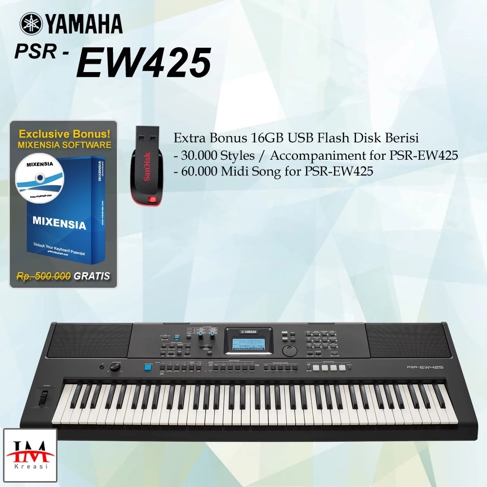 Yamaha Corporation Yamaha Portable Keyboard  PSR-EW425
