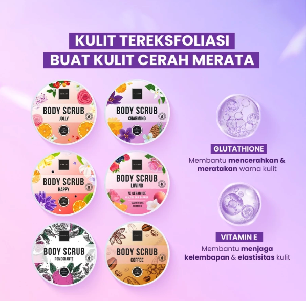 Opto Lingkar Sejahtera Scarlett Whitening Bodycare Daily Routine Charming + AHA