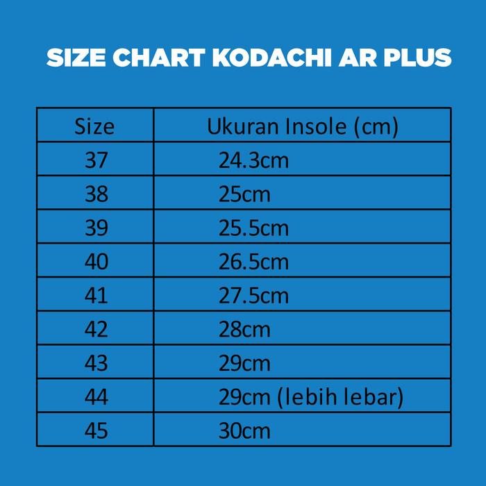  Kodachi Sepatu AR Plus Putih Biru