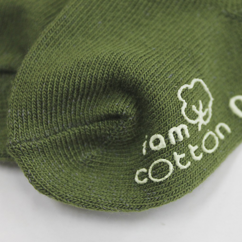 I am Cotton Kaos Kaki Bayi / Anak Warna Anti Slip 