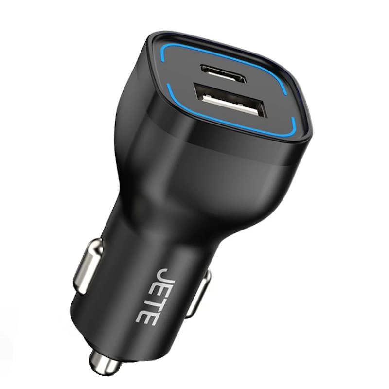 JETE Car Charger Power Delivery Dual Port 1