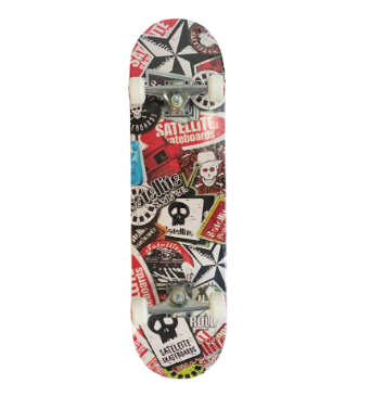 Skateboard Canadian Maple Satellite Skull  ｜ 31X8 LY-31AE-3LM-6