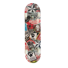 Skateboard Canadian Maple Satellite Skull