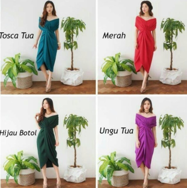  Velvet House Premium Twisted Dress V104