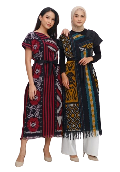 KEISHAN.ID Aurora Dress Tenun