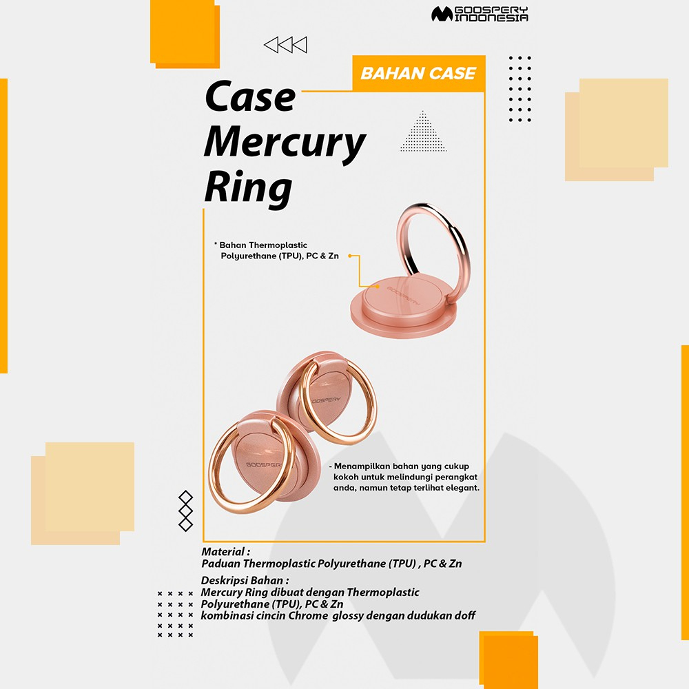 Mercury Ring Stand Holder 360 Degree Rotation