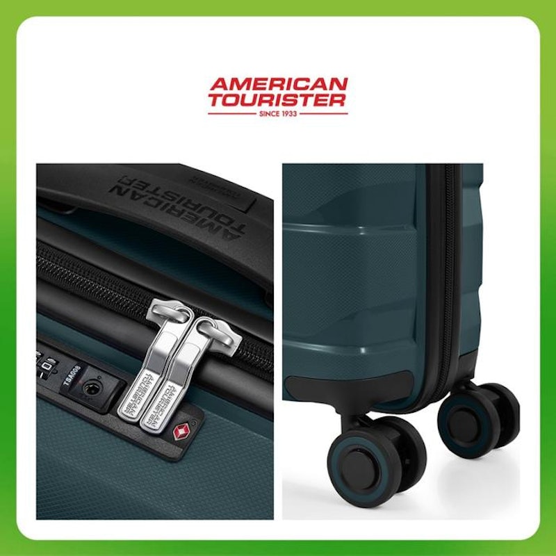 American Tourister Air Move Cabin 20 Inch Jungle Green 2