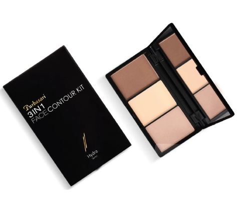 Purbasari ｜ 3in1 Face Contour Kit