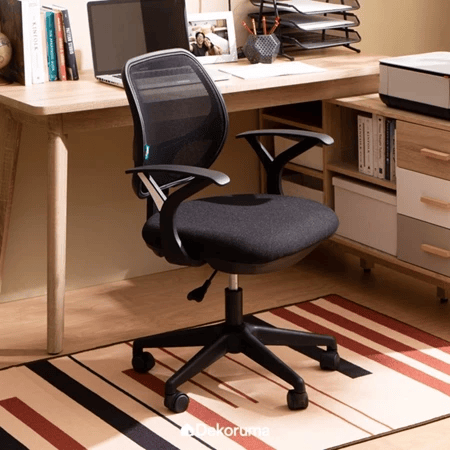 Dekoruma Inovasi Lestari Dekoruma Donati Kursi Kantor Black VOXY 1 