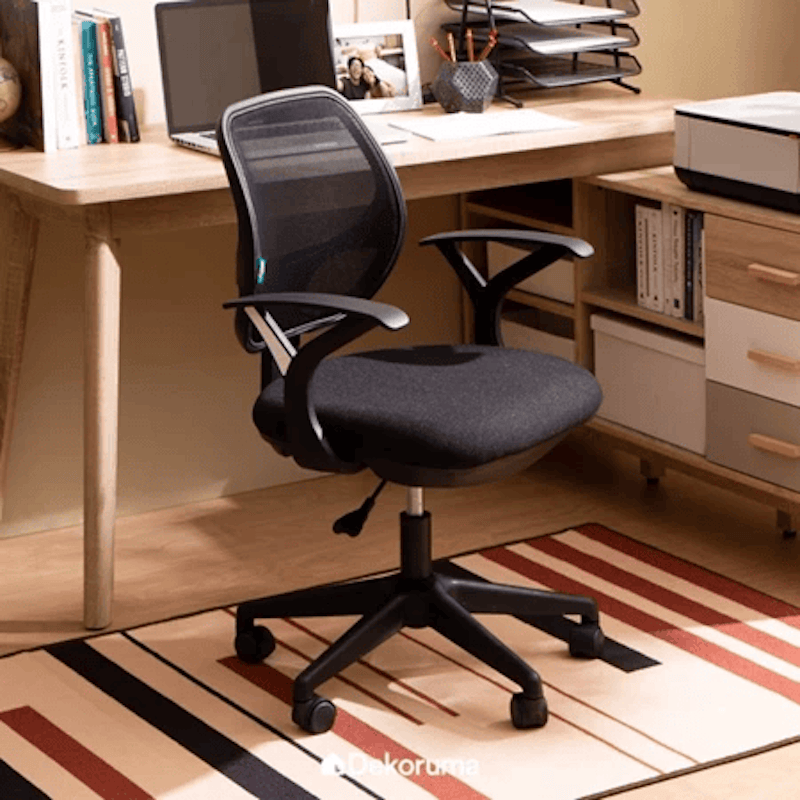 Dekoruma Donati Kursi Kantor Black 2