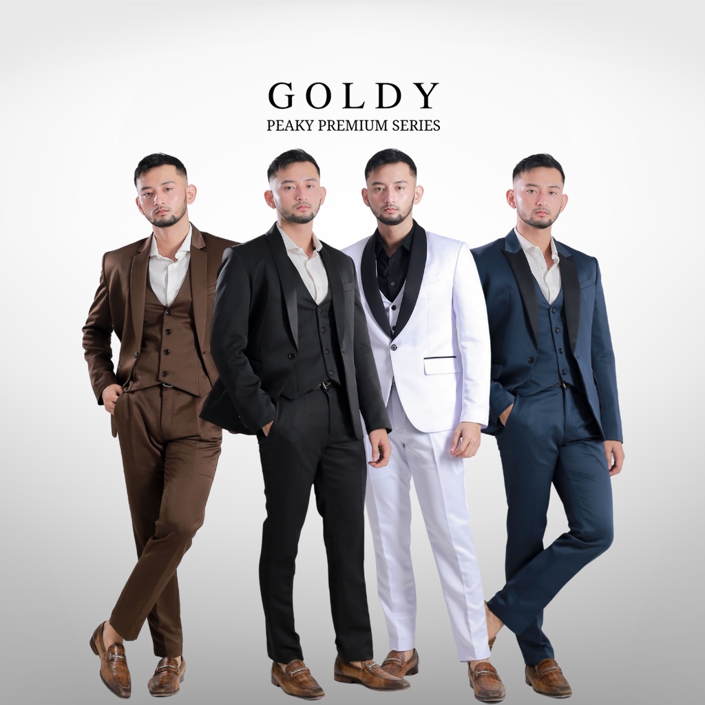 Setelan Jas Celana & Rompi - Peaky Premium